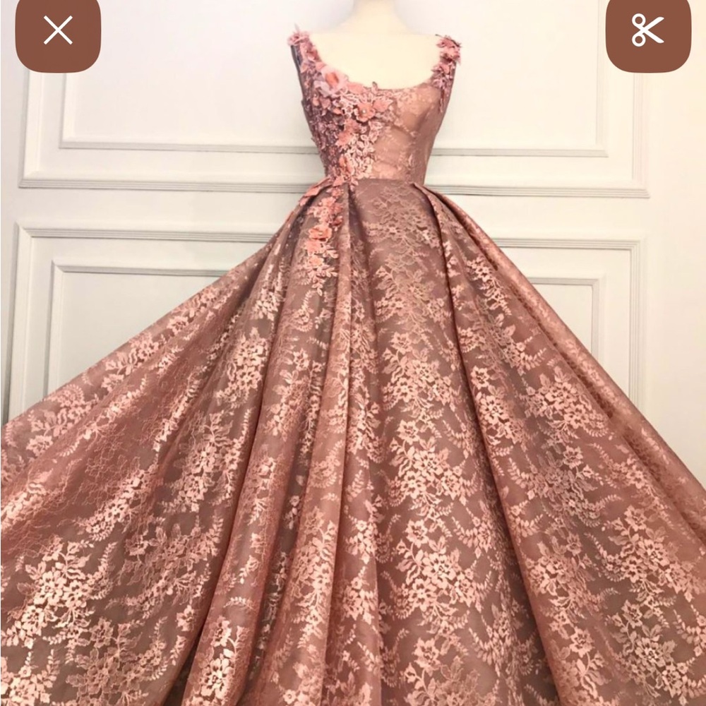 Teuta Matoshi Gown Sunwarmed Rose